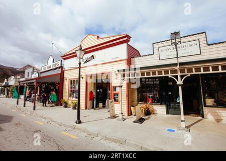 Arrowtown, New Zealand, September 25 2019: The historic gold mining town of Arrowtown in New Zealand Stock Photo