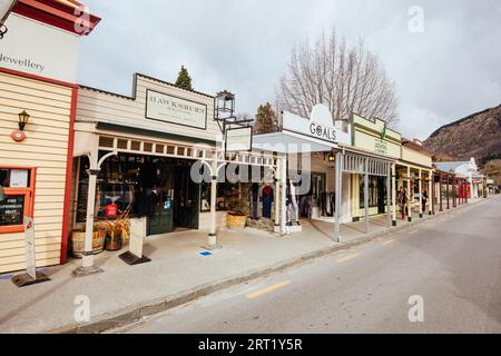 Arrowtown, New Zealand, September 25 2019: The historic gold mining town of Arrowtown in New Zealand Stock Photo