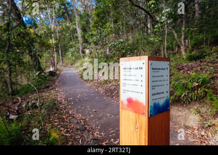 The beautiful Burleigh Head National Park on a warm spring day in Gold Coast, Queensland, Australia Stock Photo