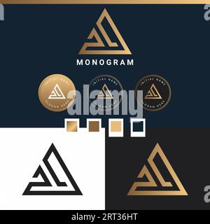 HY logo monogram with triangle shape and circle rounded style isolated on  gold colors and black background design template Stock Vector Image & Art -  Alamy