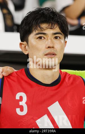 Wolfsburg, Germany. 9th Sep, 2023. Shogo Taniguchi (JPN) Football/Soccer : FIFA International Friendly match between Germany 1-4 Japan at the Volkswagen Arena in Wolfsburg, Germany . Credit: Mutsu Kawamori/AFLO/Alamy Live News Stock Photo