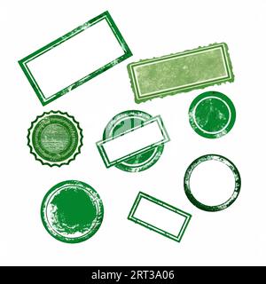 Vector illustration frame of rubber stamp Stock Vector