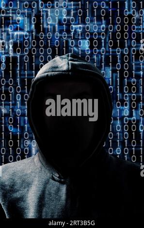 dark web, ransomware, cybercrime and phishing concept Stock Photo