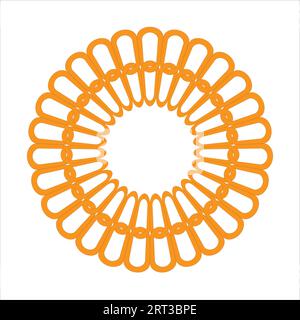 orenge color geometrical shapes flower: Elegant floral tropical with flowers. flower fashion prints. Seamless vector illustration. Spring bouquet. All Stock Vector