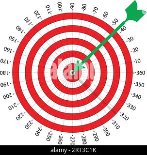 business concept banner. with Target. Planning for goal and success concepts. Business and finance goals. success Concept. vector illustration Stock Vector