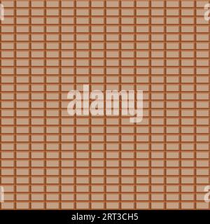 Chocolate. wall pattern background. vector illustration. Dark chocolate brown pattern Stock Vector