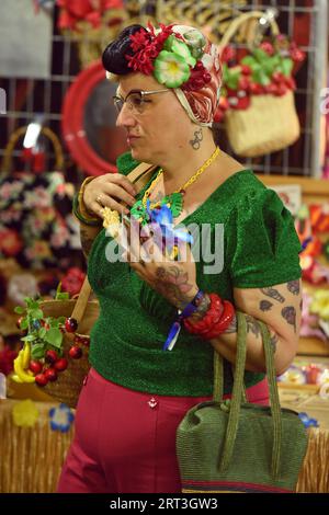 Female woman dressed in rockabilly hi-res stock photography and images -  Alamy