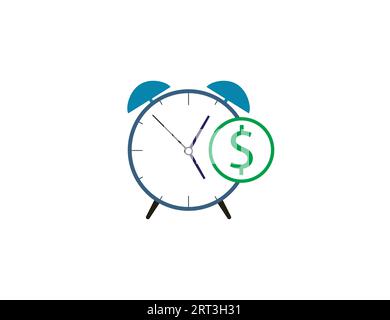 Overtime, money, working icon. Vector illustration. Stock Vector