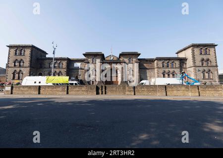 A general view of HMP Wandsworth Prison. Terror suspect Daniel Abed Khalife has been on the run.   Image shot on 7th September 2023.  © Belinda Jiao Stock Photo