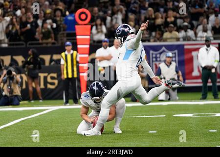 Tennessee Titans kicker Nick Folk scores first points of Titans 2023 season  on 50-yard FG