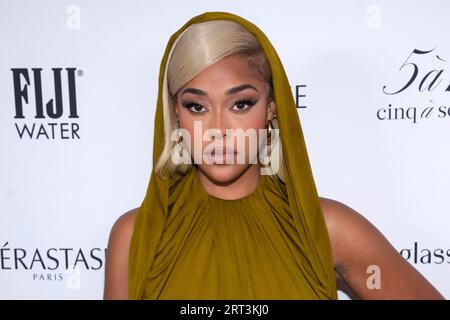 September 8, 2023, New York, New York, USA: Jordyn Woods and Jodie Woods  attend The Daily Front Row 10th Annual Fashion Media Awards at the Rainbow  Room in New York. (Credit Image: ©