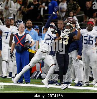 NASHVILLE, TN - SEPTEMBER 26: Tennessee Titans Cornerback Kristian Fulton ( 26) during and NFL Game between the Indianapolis Colts and Tennessee Titans  on September 26, 2021 at Nissan Stadium in Nashville, TN. (