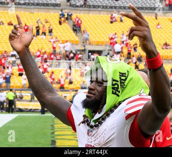 Pittsburgh Steelers wide receiver Brandon Smith (87) runs with the ball ...