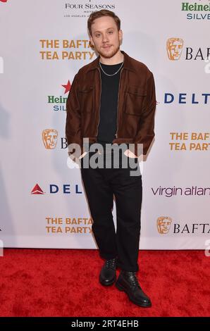 January 14, 2023, Beverly Hills, California, USA: Joe Cole arrives for the BAFTA Tea Party held at the Four Seasons Hotel & Resort. (Credit Image: © Lisa O'Connor/ZUMA Press Wire) EDITORIAL USAGE ONLY! Not for Commercial USAGE! Stock Photo