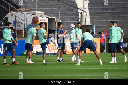 Lima -Peru, September 10, 2023, Brazilian football team player Neymar Jr, trains with other Brazil players, for the match against the Peru national team Credit: Andre Paes/Alamy Live News Stock Photo