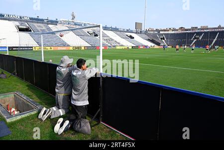 Lima -Peru, September 10, 2023, Brazilian football team player Neymar Jr, trains with other Brazil players, for the match against the Peru national team Credit: Andre Paes/Alamy Live News Stock Photo