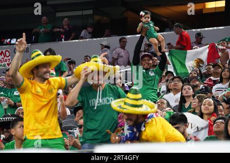 Arlington, Texas, United States: The international soccer game between Mexico and Australia played at AT&T Stadium on Saturday September 9, 2023 had an attendance of 52,787. (Credit Image: © Javier Vicencio/eyepix via ZUMA Press Wire) EDITORIAL USAGE ONLY! Not for Commercial USAGE! Stock Photo