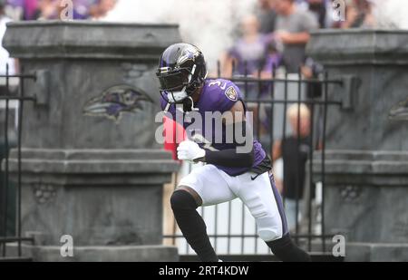 July 27, 2023: Baltimore Ravens WR Odell Beckham Jr. (3) participates in  training camp at Under Armour Performance Center in Owings Mills, MD.  Photo/ Mike Buscher/Cal Sport Media Stock Photo - Alamy