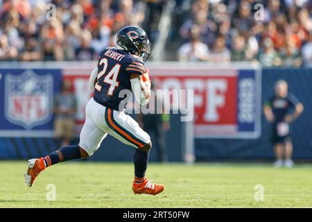 Khalil Herbert of the Chicago Bears runs with the ball during the News  Photo - Getty Images