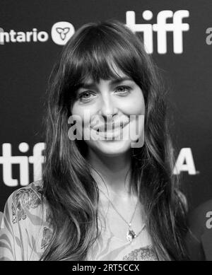 Toronto, Canada. 10th Sep, 2023. Dakota Johnson attends the 'Daddio' premiere during the 2023 Toronto International Film Festival at TIFF Bell Lightbox on September 10, 2023 in Toronto, Ontario. Photo: PICJER/imageSPACE Credit: Imagespace/Alamy Live News Stock Photo