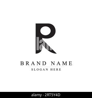 Letter R logo icon design template Stock Vector