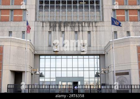 brooklyn mdc new york city urban jail Stock Photo