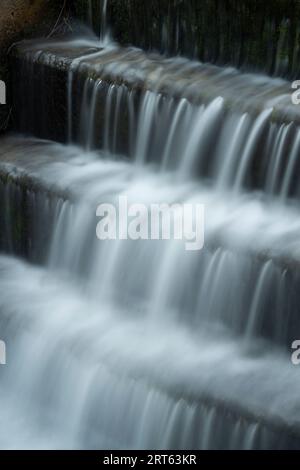 New Pool Hollow, Carding Mill Valley, Church Stretton, Shropshire, England. Stock Photo