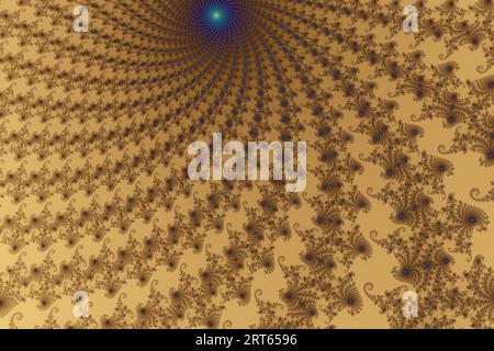Beautiful Zoom Into The Infinite Mathematical Mandelbrot Set Fractal Stock Photo