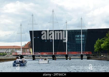 The Circle bridge and the Royal library in Copenhagen, Denmark. Stock Photo