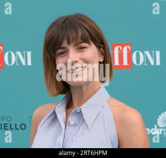 GIFFONI VALLE PIANA,ITALY - July 26,2023 : Maria Chiara Giannetta at Giffoni Film Festival 2023 - on July 26, 2023 in Giffoni Valle Piana, Italy. Stock Photo