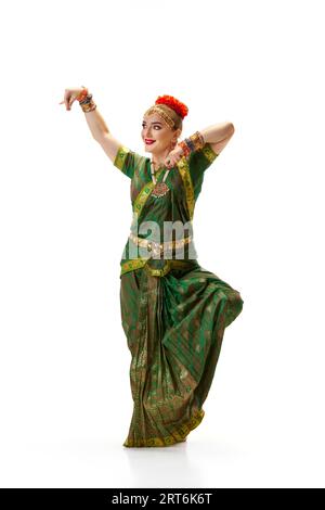 Yellow And Blue Bharatnatyam Dance Dress – Sulbha Fashions
