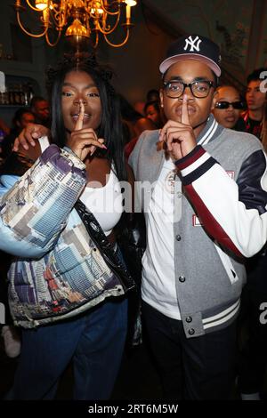 NEW YORK, NY- SEPTEMBER 10: Coi Leray and Tommy Hilfiger at at the Tommy  Hilfiger Brunch with A Twist during NYFW 2023 on September 10, 2023 in New  York City. Credit: MediaPunch