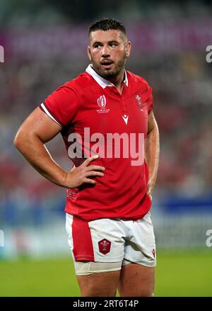 Wales' Gareth Thomas during the 2023 Rugby World Cup Pool C match at the Stade de Bordeaux, France. Picture date: Sunday September 10, 2023. Stock Photo