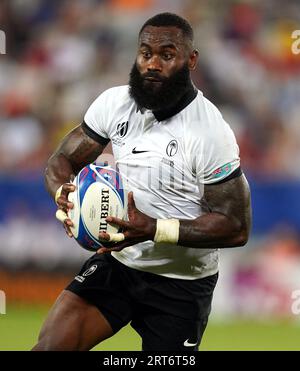 Fiji's Semi Radradra during the 2023 Rugby World Cup Pool C match at the Stade de Bordeaux, France. Picture date: Sunday September 10, 2023. Stock Photo