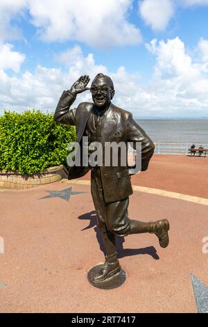 Eric Morcambe memorial statue, Morcambe Lancashire Stock Photo