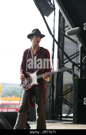 Babyshambles performing at Glastonbury Festival 2007 Stock Photo