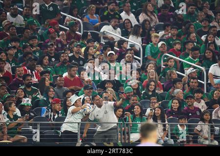 Arlington, Texas, United States: The attendance for the international soccer game between Mexico and Australia played at AT&T Stadium on Saturday September 9, 2023 was 52, 787.  (Photo by Javier Vicencio / Eyepix Group/Sipa USA) Stock Photo