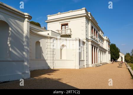 The exterior of Gunnersbury House and Museum in Gunnersbury Park, West London UK Stock Photo