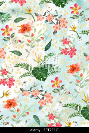 Seamless floral pattern. Great for wallpapers, wrapping paper By  ErikaVectorika