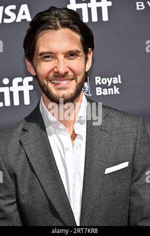 Toronto, Canada. 11th Sep, 2023. Ben Barnes attending the premiere of the movie The Critic during Toronto International Film Festival in Toronto, Canada on September 11, 2023. Photo by Julien Reynaud/APS-Medias/ABACAPRESS.COM Credit: Abaca Press/Alamy Live News Stock Photo