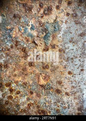 Old grunge rustic metal texture use for background. Rust of metals.Corrosive Rust on old iron.Grunge rusty dark metal background texture. Background r Stock Photo