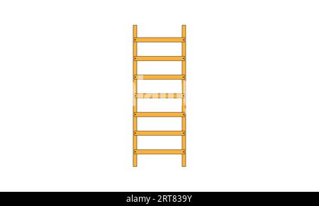 ladder vector design isolated on white background Stock Vector