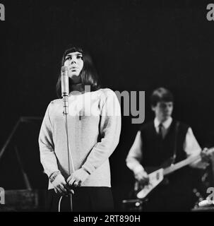 Czech pop singer Yvonne Prenosilova, Czechoslovakia, April 3, 1965. Yvonne Prenosilova died in Prague at the age of 76. Prenosilova was one of the sta Stock Photo