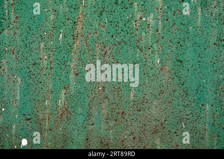 Old weathered oxidated metal pattern Stock Photo