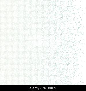 Appealing geometric matrix background in mint colors. Vibrant square vector illustration. Stock Vector