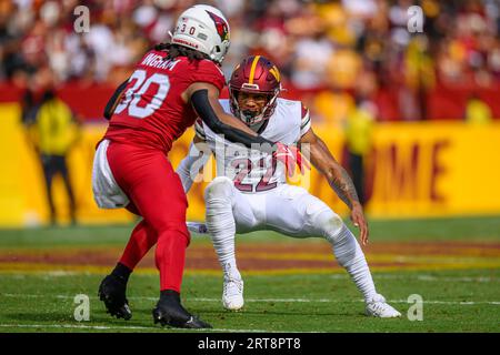 Arizona Cardinals running back Keaontay Ingram (30) warms up on the field  before an NFL football game against the Cincinnati Bengals, Friday, Aug. 12,  2022, in Cincinnati. (AP Photo/Zach Bolinger Stock Photo - Alamy