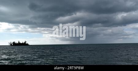 Enjoying the beautiful beaches of my island Puerto Rico, the Enchanted Island Puerto Rico, Joyuda Cabo Rojo Stock Photo