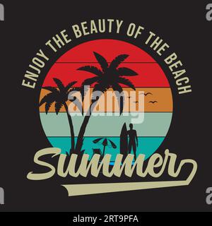 SUMMER T Shirt Design Stock Vector