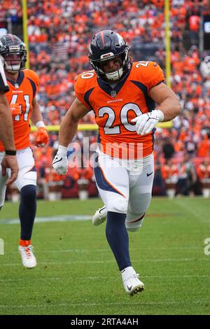 Denver Broncos fullback Michael Burton 20 plays against the Las