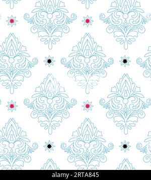 Seamless repeat pattern background, Textile texture Outline, Geometric, Wallpaper Repart. Stock Vector